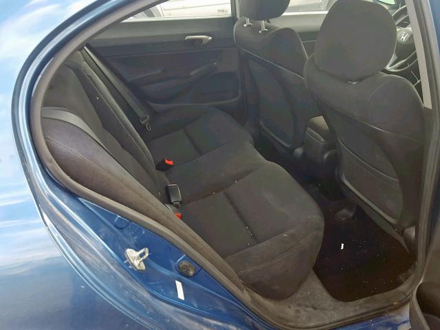 2HGFA1F67AH027574 - 2010 HONDA CIVIC LX-S Mavi foto 6