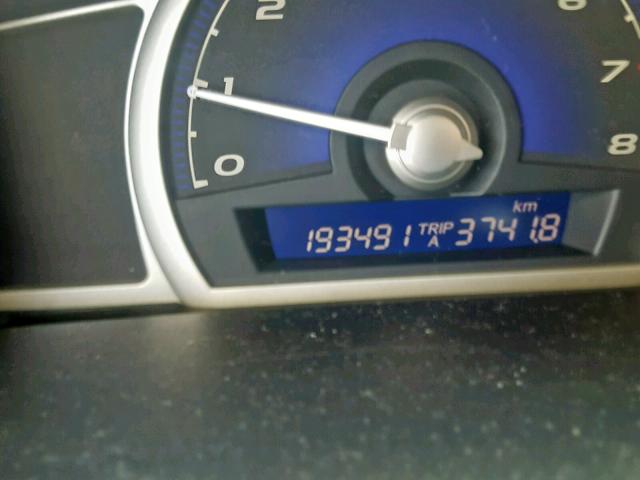 2HGFA1F67AH027574 - 2010 HONDA CIVIC LX-S Mavi foto 8