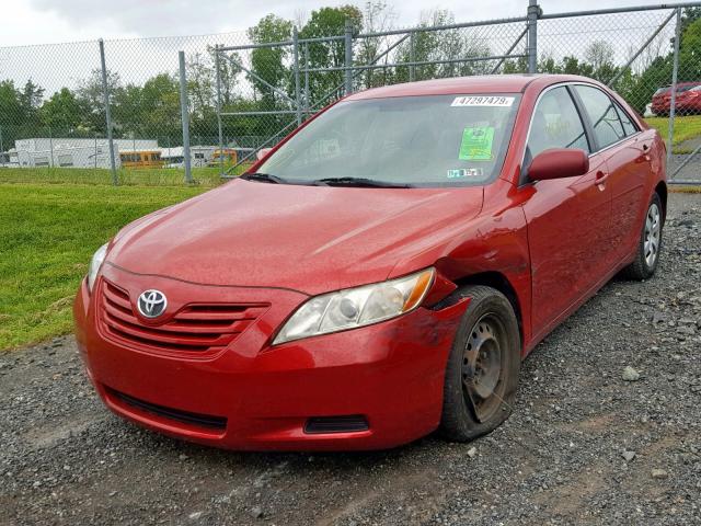 4T1BE46K07U170674 - 2007 TOYOTA CAMRY NEW RED photo 2