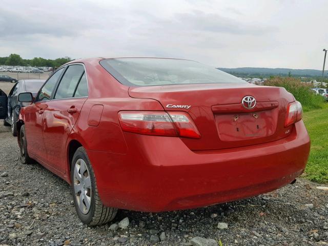 4T1BE46K07U170674 - 2007 TOYOTA CAMRY NEW RED photo 3