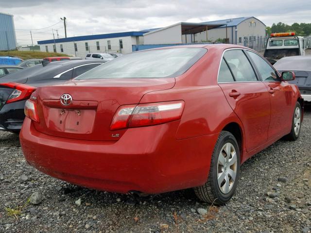 4T1BE46K07U170674 - 2007 TOYOTA CAMRY NEW RED photo 4