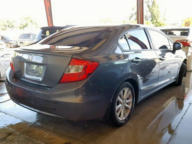 19XFB2F9XCE071112 - 2012 HONDA CIVIC EXL 灰色 照片 4