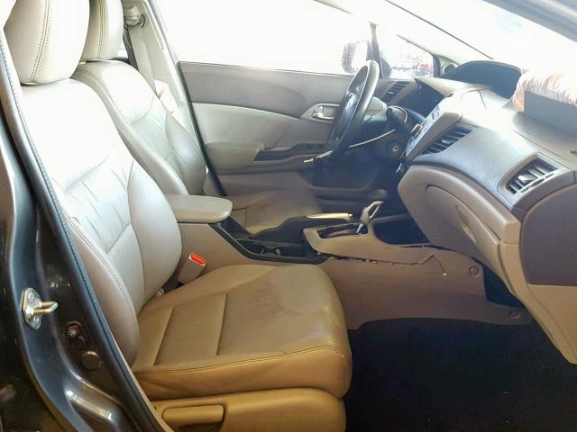 19XFB2F9XCE071112 - 2012 HONDA CIVIC EXL 灰色 照片 5