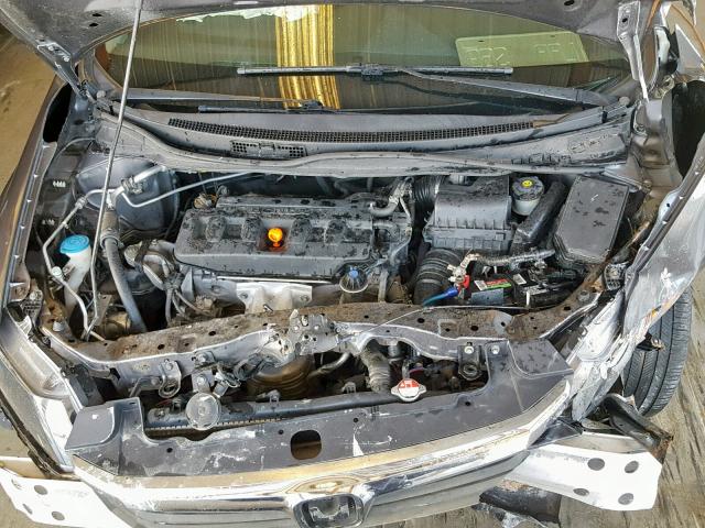 19XFB2F9XCE071112 - 2012 HONDA CIVIC EXL 灰色 照片 7