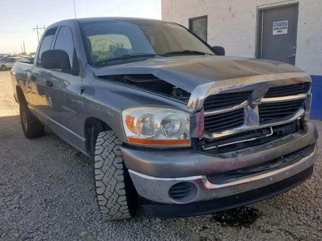 1D7HA18296S564079 - 2006 DODGE RAM 1500 S GRAY photo 1