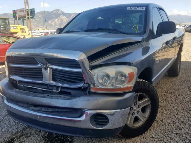 1D7HA18296S564079 - 2006 DODGE RAM 1500 S GRAY photo 2