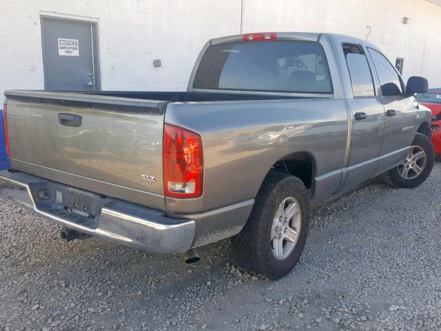 1D7HA18296S564079 - 2006 DODGE RAM 1500 S GRAY photo 4