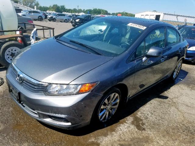 2HGFB2F9XCH598671 - 2012 HONDA CIVIC EXL Boz foto 2