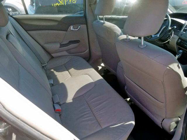 2HGFB2F9XCH598671 - 2012 HONDA CIVIC EXL Boz foto 6