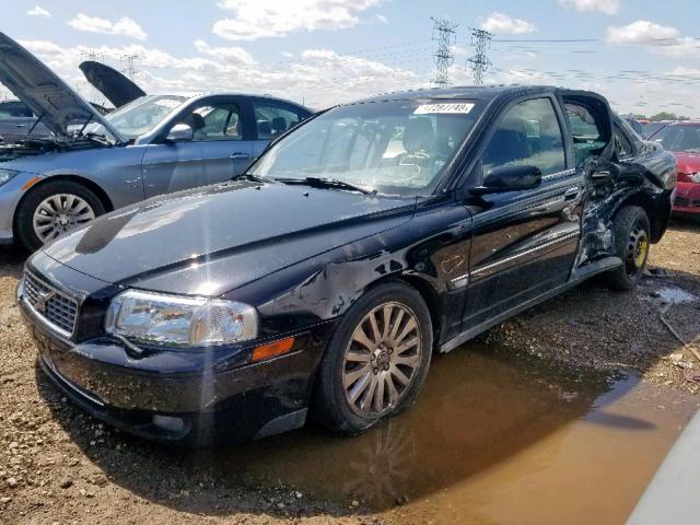 YV1TS592661431285 - 2006 VOLVO S80 2.5T BLACK photo 2