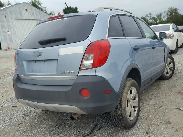 3GNAL2EK1ES522550 - 2014 CHEVROLET CAPTIVA LS BLUE photo 4