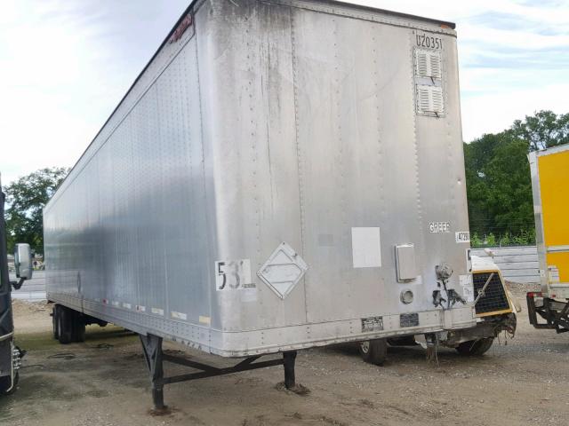 1GRAA0624WB015436 - 1998 GREAT DANE TRAILER 53 TRAILER SILVER photo 1