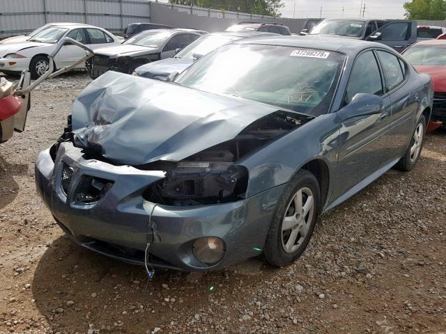 2G2WP552561281517 - 2006 PONTIAC GRAND PRIX BLUE photo 2