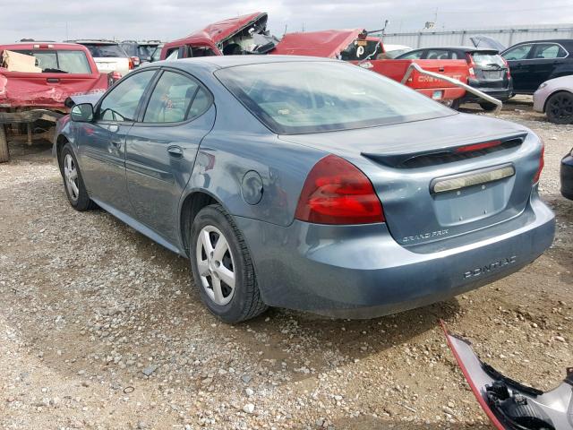 2G2WP552561281517 - 2006 PONTIAC GRAND PRIX BLUE photo 3