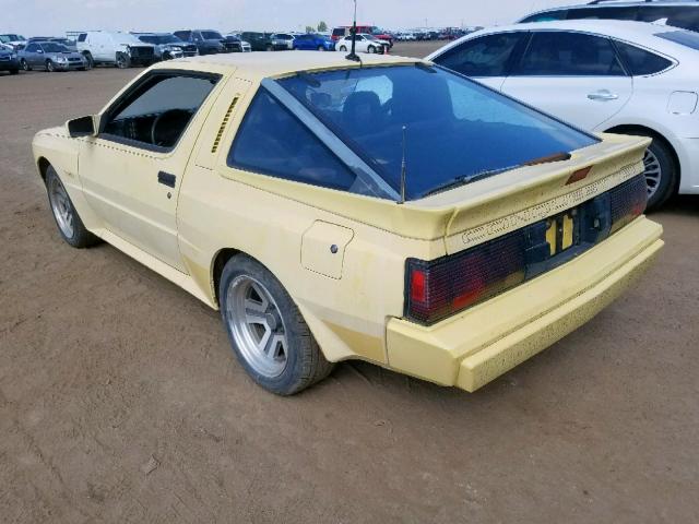 JJ3CC54N7KZ010111 - 1989 CHRYSLER CONQUEST T YELLOW photo 3