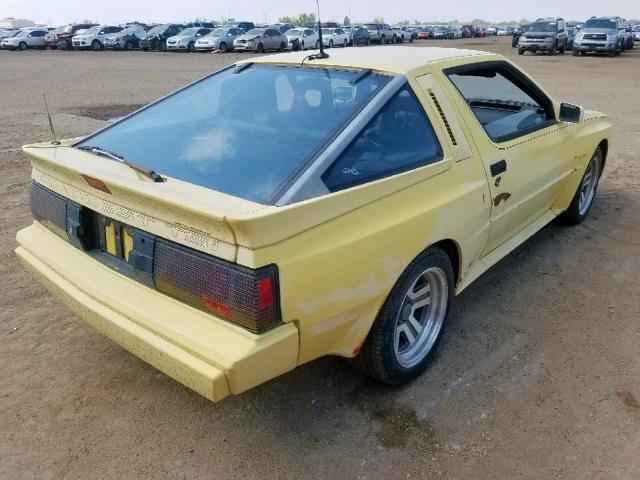 JJ3CC54N7KZ010111 - 1989 CHRYSLER CONQUEST T YELLOW photo 4