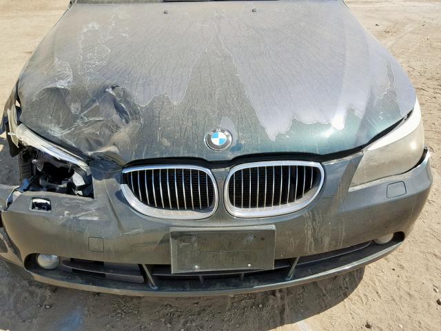 WBANA53544B851801 - 2004 BMW 525 I GREEN photo 7