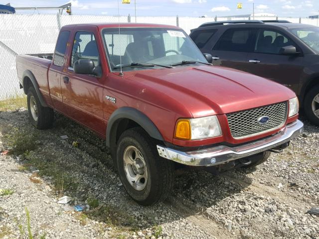 1FTZR15E81TA55917 - 2001 FORD RANGER SUP RED photo 1