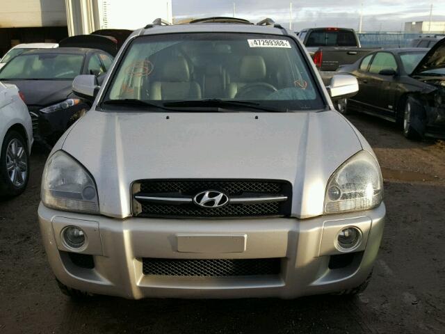 KM8JM72D96U365811 - 2006 HYUNDAI TUCSON GL SILVER photo 9