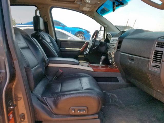 5N3AA08C54N803740 - 2004 INFINITI QX56 GRAY photo 5