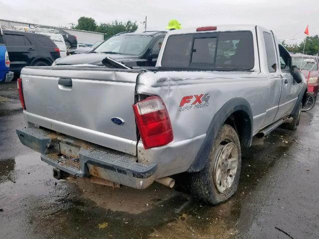 1FTZR45E34TA12835 - 2004 FORD RANGER SUP SILVER photo 4