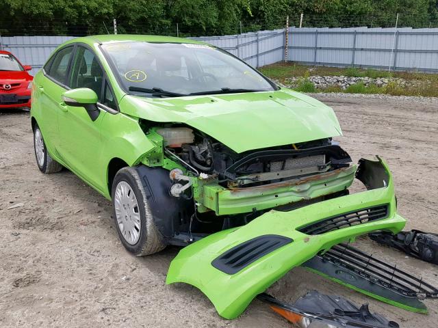 3FADP4BJ1EM105621 - 2014 FORD FIESTA SE GREEN photo 1