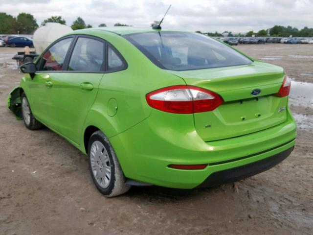 3FADP4BJ1EM105621 - 2014 FORD FIESTA SE GREEN photo 3