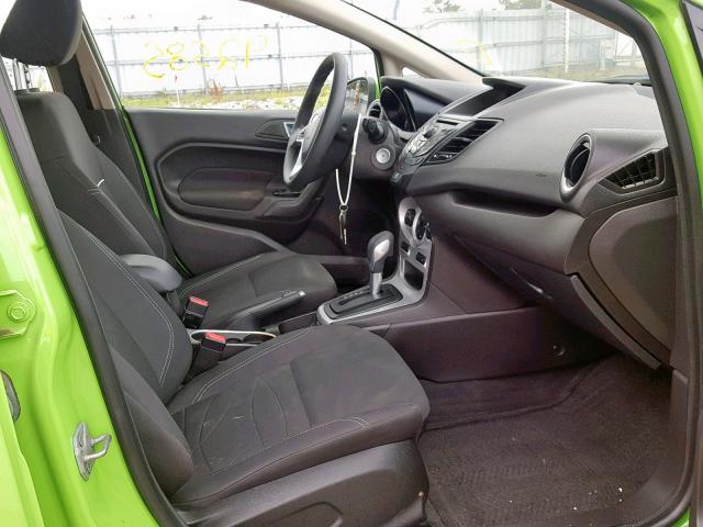 3FADP4BJ1EM105621 - 2014 FORD FIESTA SE GREEN photo 5