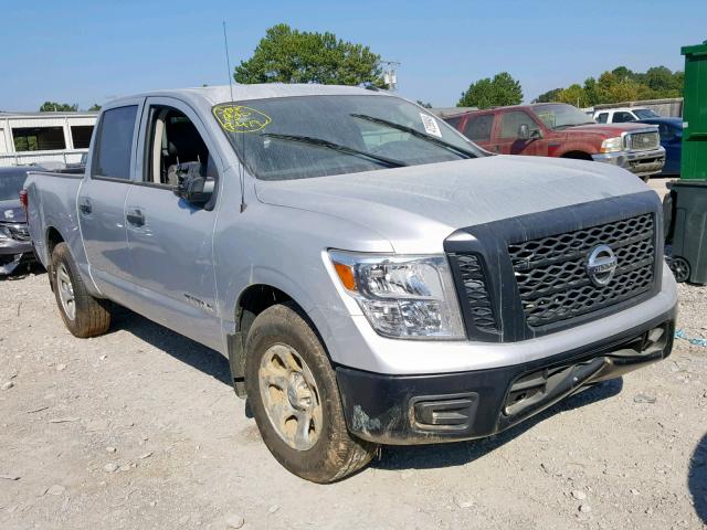 1N6AA1EK3KN503400 - 2019 NISSAN TITAN S SILVER photo 1