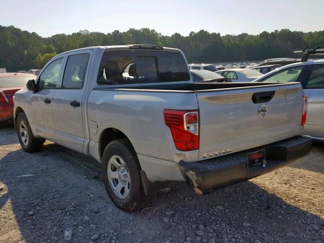 1N6AA1EK3KN503400 - 2019 NISSAN TITAN S SILVER photo 3