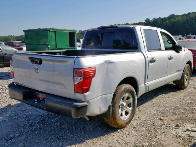 1N6AA1EK3KN503400 - 2019 NISSAN TITAN S SILVER photo 4