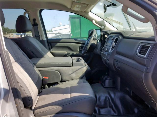 1N6AA1EK3KN503400 - 2019 NISSAN TITAN S SILVER photo 5