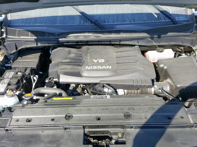 1N6AA1EK3KN503400 - 2019 NISSAN TITAN S SILVER photo 7