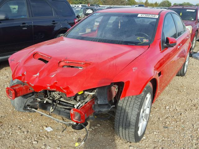 6G2EC57Y38L132256 - 2008 PONTIAC G8 GT RED photo 2