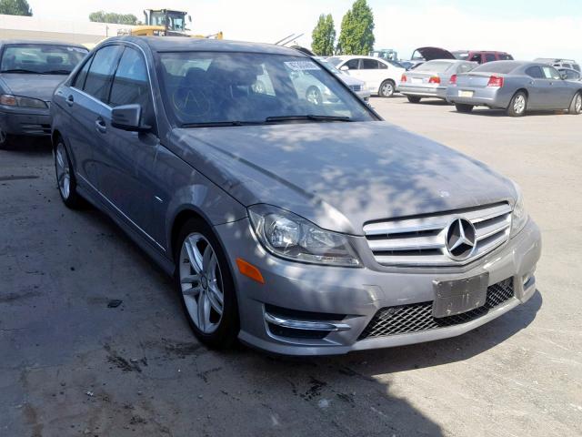 WDDGF4HB8CR215920 - 2012 MERCEDES-BENZ C 250 GRAY photo 1