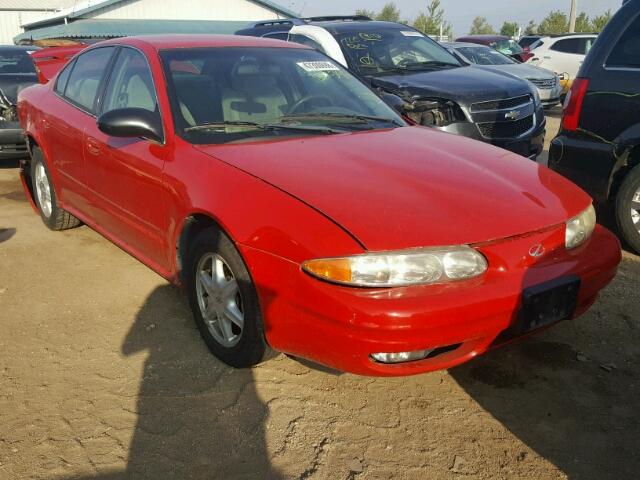 1G3NL52F33C156452 - 2003 OLDSMOBILE ALERO GL RED photo 1