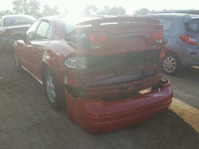 1G3NL52F33C156452 - 2003 OLDSMOBILE ALERO GL RED photo 3