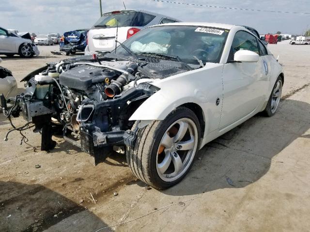 JN1AZ34D36M304260 - 2006 NISSAN 350Z COUPE WHITE photo 2