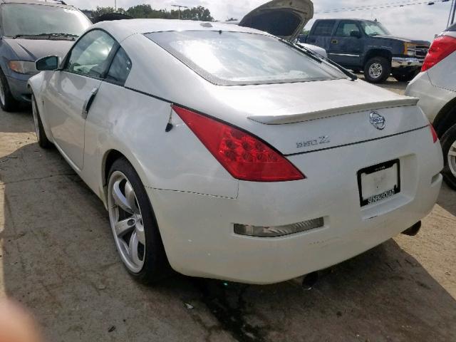 JN1AZ34D36M304260 - 2006 NISSAN 350Z COUPE WHITE photo 3