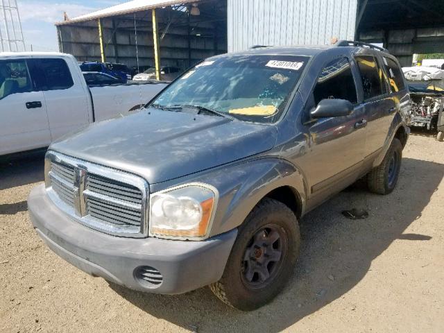 1D4HD38NX5F606311 - 2005 DODGE DURANGO ST GRAY photo 2