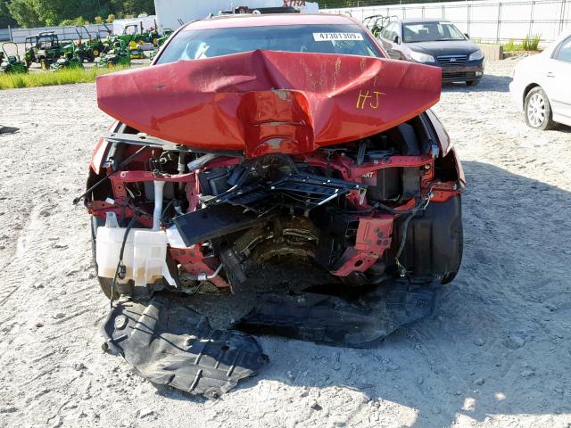4T1BF1FK5CU542113 - 2012 TOYOTA CAMRY BASE RED photo 9