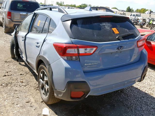 JF2GTACC4K9271810 - 2019 SUBARU CROSSTREK BLUE photo 3