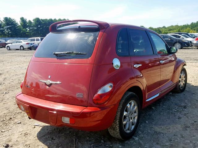 3A8FY68B97T619469 - 2007 CHRYSLER PT CRUISER RED photo 4