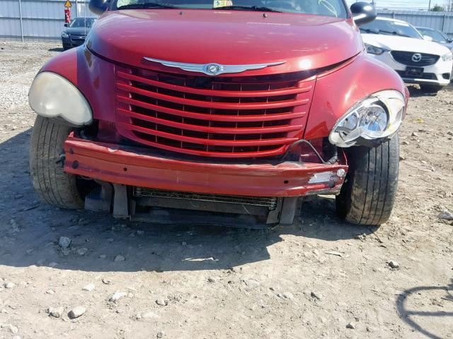 3A8FY68B97T619469 - 2007 CHRYSLER PT CRUISER RED photo 9