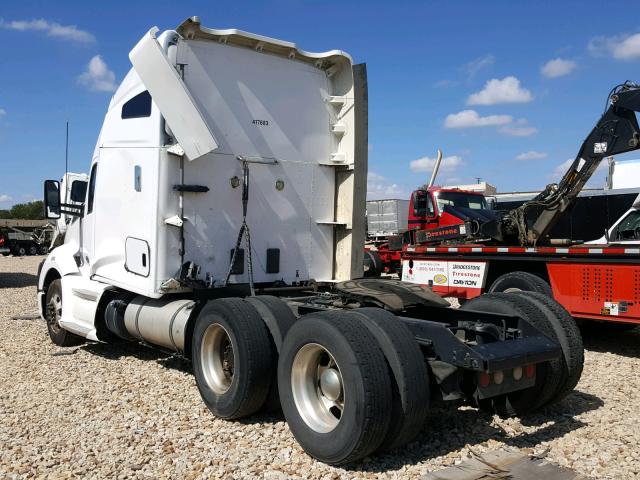 1XKYD49X6EJ419863 - 2014 KENWORTH CONSTRUCTI WHITE photo 3