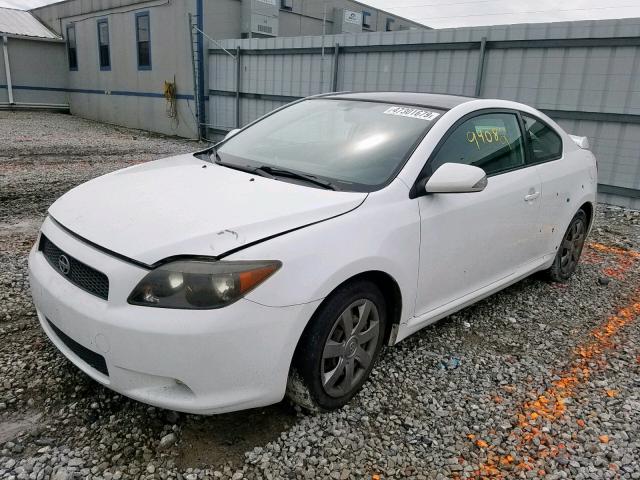 JTKDE177470204329 - 2007 TOYOTA SCION TC თეთრი ფოტო 2