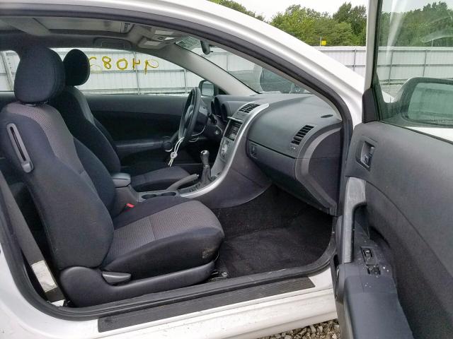 JTKDE177470204329 - 2007 TOYOTA SCION TC თეთრი ფოტო 5