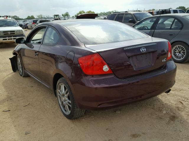 JTKDE177150055312 - 2005 TOYOTA SCION TC 栗色 照片 3