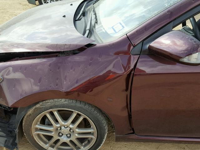 JTKDE177150055312 - 2005 TOYOTA SCION TC 栗色 照片 9