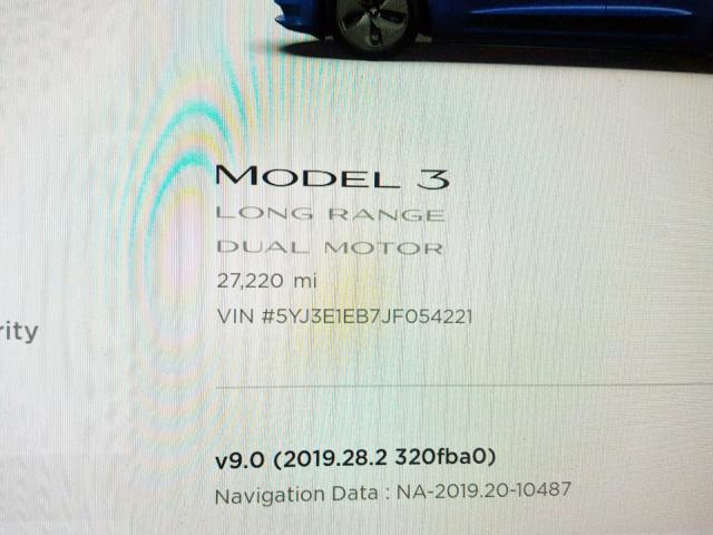 5YJ3E1EB7JF054221 - 2018 TESLA MODEL 3 BLUE photo 8